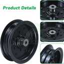 532196106 Idler Pulley Replaces 532197379 Craftsman 196106 197379 for Husqvarna 54" 46" Z254f Z254 YTH22v46 LGT2654 RZ5424 YTH2348 YTH24v48 YTH24k48 RZ5426 Craftsman 54" 42" Mower