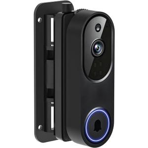 Adjustable Angle Doorbell Mount for Orbitell Video Doorbell Camera, 35-145°Left/Right Adjustable for Wider View, Doorbell Camera Wall Mounting Bracket for Orbitell No Drill for Apartment/Houses