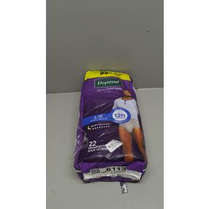 Depend Night Defense Adult Diapers, Incontinence Underwear for Men, Disposable, Overnight, Large, Grey, 22 Count