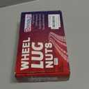 M12x1.25 Lug Nuts with Mag Flat Seat 24 pcs 13/16" 21mm Hex 1.46x1.18 Chrome Compatible with Frontier NP300 Titan (Non XD)