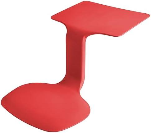 ECR4Kids The Surf Portable Lap Desk, Flexible Seating, Red