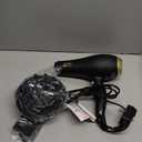 Blow Dryer - JINRI 2000W Diffuser Hair Dryer for Salon & Personal Use  Powerful, Fast Drying with Diffuser & Nozzle for Women & Men, ALCI Safety Plug, Black