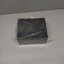 Mage Tech Card Deck Box for MTG Commander - Patented Design, Commander Display, Fits 100 Double-Sleeved Cards, 35pt Card Brick & Dice Tray - Black/Blue