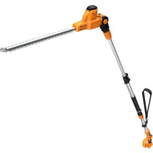 20" Pole Hedge Trimmer Cordless (No Battery) Compatible with Dewalt 20V Max Battery, Extension Pole with 15.7 FT Reach, Hedge Trimmer with 150° Adjustable Head