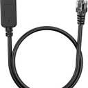 Radar Detector Cord, USB to RJ11 Plug Cable,for Escort Radenso XP Uniden Beltronics Cobr Whistler Radar Detector,Replacement Power Cable for Radar Detectors (RJ11-3.3ft)