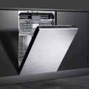 Stainless Steel Brushed Pattern Dishwasher Magnet Cover Panel Decal Home Appliance Art, Stainless Steel Fridge Door Cover Decals Magnetic, Silver, Mobile Magnetic 23" x 26"