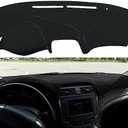 Dashboard Cover Dash Cover Mat Custom Fit for Acura TL 2004 2005 2006 2007 2008 with Climate Sensor,Without Dash Speakers and Light Sensor(Black) Y02