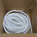 Baquler Flexible Silicone LED Channel 32.8ft/10m White 10x10mm DIY Waterproof Neon Rope Strip Light Tube for 6mm LED Strip Lights for Indoor Outdoor Living Room Kitchen Wall Decor Customizable