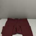 Plaid&Plain Men's Stretch Dress Pants Slim Fit Skinny Suit Pants 7101 Burgundy, 38Wx28L