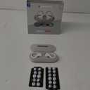 Monster DNA Fit Wireless Bluetooth Earbuds - Noise Cancelling Earbuds with Wireless Charging Case & Built-in Microphone, Water Resistant Bluetooth Headphones & Ear Buds (Regular, White)