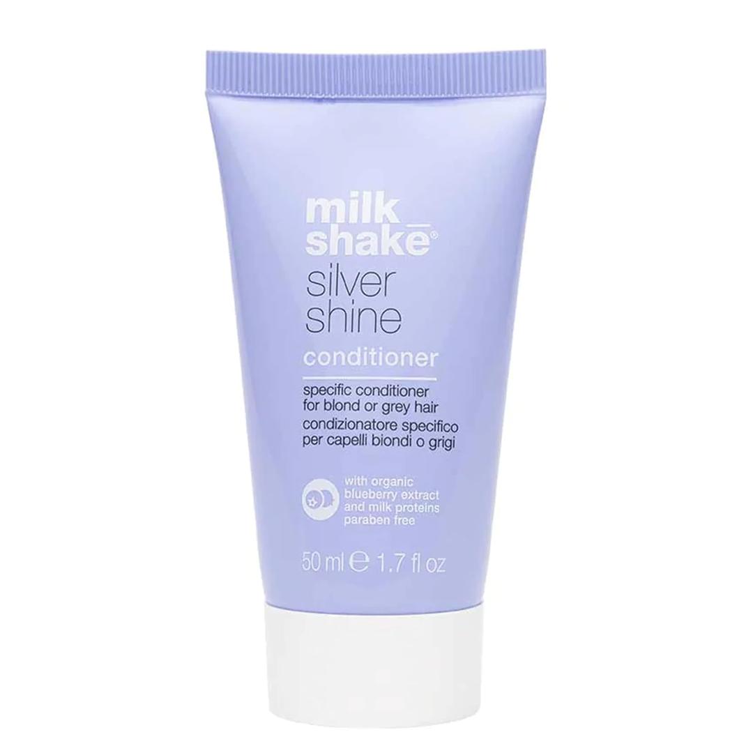 milk_shake Silver Shine Purple Conditioner for Blonde Hair - Blonde Toner for Brassy Hair (1.7 Fl Oz (Pack of 1))
