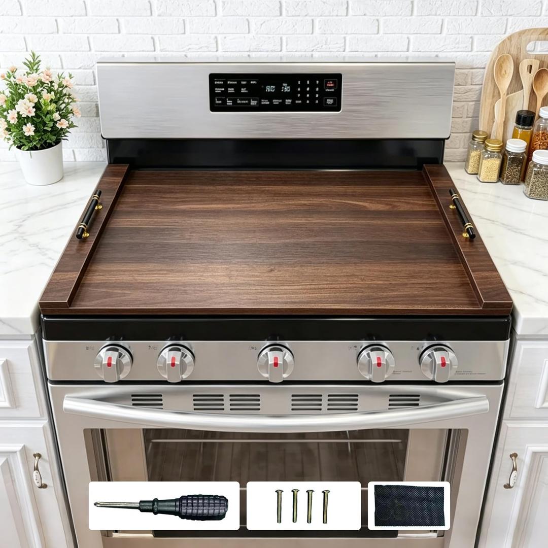 Noodle Board Stove Cover with Handles