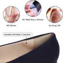 MUSSHOE Flats for Women Pointed Toe: Buttery Soft Suede Comfort Dress Shoes with Arch Support - Lightweight Slip On Ballet Flats for All Day Office Work,Walking & Casual Wear (6)