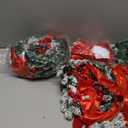 Christmas Flocking Wreath Front Door Christmas Wreath Holiday Party Decor