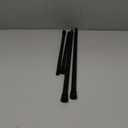 Spring Tension Curtain Rods Small Tension Rod Adjustable Curtain Rod No Drilling for Window (Black, 26" to 39"-2Pack