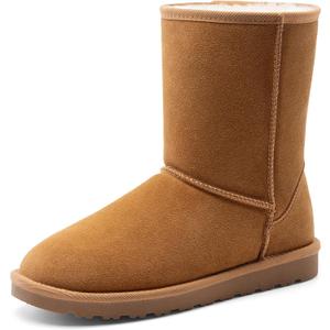 Bruno Marc Men's Winter Boots Cold Weather Outdoor Casual Warm Suede Faux Fur Lining FuzzyClassic Short Boots (9.5)