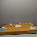 Amazon Basics Ladder Bookshelf Organizer, 5-Tier, Solid Rubberwood Frame, White Finish, 14D x 24.8W x 70.1H in