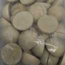 Split Wood Balls 1.5 inch Half Wooden Balls 40mm Unfinished Half Wooden Beads for Crafts and Art Supplies (40PCS)