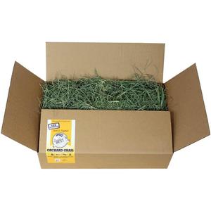 Grandpa's Best Orchard Grass Hay for Rabbits, Guinea Pigs, Chinchillas, Hamsters & Gerbils, 10lb Loose Boxed, Brown