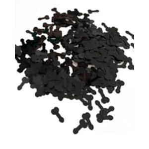 Glistening Glitter Confetti, Ultimate Party Table Decoration for Romantic Valentine's, Grand Weddings, Joyful Engagements & Festive Celebrations - Enchanting Sprinkle Accents(Black)