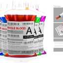 WYNK 20 Pack Halloween Decorations Blood Bag for Drink, 11.5 FL Oz Reusable Cups Containers, Live Blood of Theme Parties, Halloween/Vampire/ Hospital Theme Party Favors, Nurse Graduation Party Props