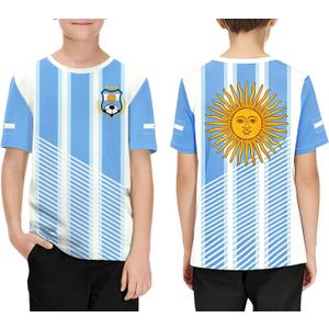 Boys Girls Soccer Jerseys Football Training Shirt for Youth Sports Fans, Size 4T