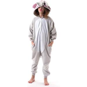 Beauty Shine Kids Onesie Unisex Child Animal Costume Sleepwear Jumpsuit Christmas Halloween Cosplay Pajamas Elephant, L