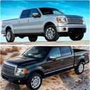 2009 2010 2011 2012 2013 2014 Ford F150 Pickup Headlight Assembly for 09-14 Ford F150 Clear Lens Chrome Housing with Amber Reflector Headlamp Replacement Left and Right PairW/O Bulbs