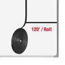 Magnetic Whiteboard Tape for Office,Fine Line Gridding Tape - 1/5 in x 40 yd x 24 mil, High Energy Thin Strip Magnets,Black 120 Feet