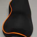 SPRFUFLY Really Comfy Car Headrest Pillow, Car Pillow for Driving with Adjustable Strap, Space Memory Foam Neck Pillow, Breathable Removable Cover - Travel Neck Pillow(Lightorange Side Rope)