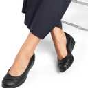 DREAM PAIRS Women's Ballet Flats Business Office Work Dress Shoes Comfortable Dressy Flats for Women, US 8