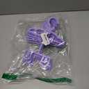 Doll Full-Outfit Clothes Hangers for 18" Dolls - 12pk - Compatible w American Girl- Unique Design Holds Your Top & Bottom at Once Including Dresses, Pants, Shirts, Skirts- Purple