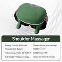 Shoulder Hand Neck Massager Fingers with Heat Simulated Human Hand Design Masajeador De Espalda Y Cuello for Pain Relief Deep Tissue and Back Pain Relief-Green