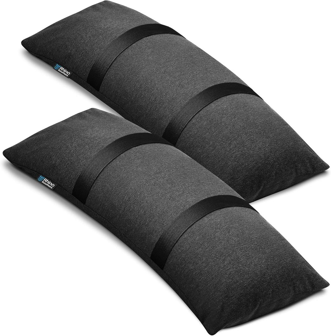 Rhino BaseMate Umbrella Base Weights 2-Pack  Outdoor Fillable Sand Bags for Umbrella Base & Stand | Heavy-Duty Weatherproof Patio Umbrella Sandbag Weights, Arched Design, Holds Up to 49 lbs Each