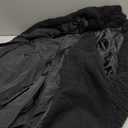 Reebok Womens Windbreaker Jacket - Water and Wind Resistant Midweight Cozy Sherpa Fleece Insulated Softshell Jacket for Women (Large, Black)