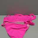 Lilosy Sexy Cutout Tube High Waist Bandeau Bathing One Piece Swimsuit (Tube Hot Pink) X-Large