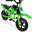 Electric Motorcycle for Kids, 300W Electric Motorcycle, 3-Speed Modes Motorcycle for Kids Ages 3-6, Electric Motocross Off-Road Motorcycle Mini Dirt Motorcycle Green