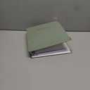 Aesthetic Recipe Binder with Polyester Waterproof cloth Cover - The Perfect Recipe Book with Plastic Sleeves to Write in Your Own Recipes - Quality Blank Cookbook Binder, Cards incl. (Medium - 9.5x8.5", Sage Green)