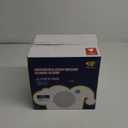 JOLLY CHEF 100 Pieces Gold Plastic Plates, 10 Inch Elegant Disposable Dinner White with Gold Rim, Disposable Plastic Plates for Dinner, Birthdays and Weddings