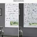 Cordless Zebra Blinds for Windows, Foggy Laurel, 26" W x 72" H