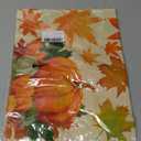 Thanksgiving Garden Flag, 12x18 Inch Double Sided Thanksgiving Garden Flags for Outside Burlap Maple Leaves, Pumpkin Yard Flag Porch House Banner for Harvest, Autumn Holiday, Outdoor Porch Lawn Decor