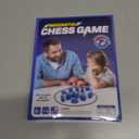 Magnetic Chess Game, Magnet Games with Stones, Puzzle Strategy Family Games, Portable Board Games, Fun Tabletop Multiplayer Chess Game (Blue)