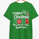 Family Christmas 2025 Making Memories Together Shirts, Funny Personalized Custom Family Matching Christmas Party 2025 Tshirt Size S