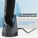 Replacement for MANSCAPED 4.0 Charging Dock with AC Adapter, for MANSCAPED Wireless Charging Dock, Fit for MANSCAPED The Lawn Mower 4.0 Electric Groin Hair Trimmer