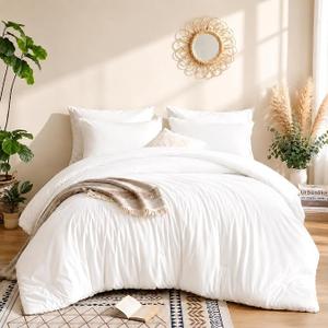 White comforter set standard Full