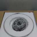 Modern Industrial Semi Flush Mount Ceiling Light with Clear Glass Shade, 3-Bulb Black Ceiling Light Fixture for Kitchen Bedroom Living Room Porch Hallway Entryway, E12 Socket, Bulbs Not Included (11in)