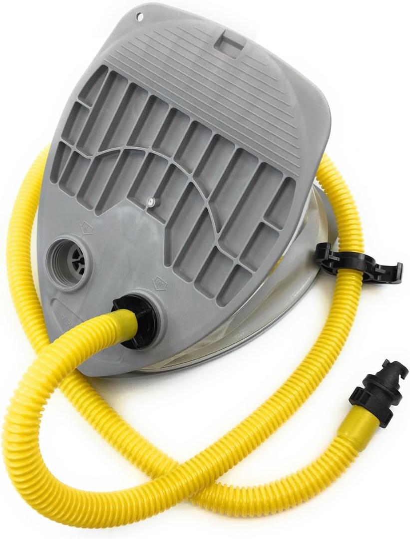 Seamax 7L Single Stage Foot Pump for Inflatable Boats, Max 3.6 PSI Support Inflation and Deflation