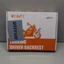 Driver Backrest For Harley Touring 1997-2026, Adjustable Plug-In Riders Backrest For Road Glide Street Glide Road King Electra Glide Ultra Limited Classic Replace P/N Mounting Kit 52589-09A (Black-Striated Style)