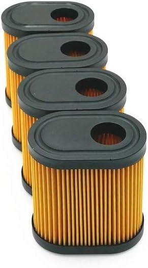 4 Pack 36905 Air Filter Replace for Tecumseh 740083A,Craftsman 33331 Fits Tecumseh LEV100 LEV115 LEV120 LV195EA OVRM65 OVRM105 OVRM120 Lawn Mower Air Cleaner Element