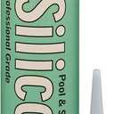 BOSS 02505CL10 801 Neutral Cure Silicone Adhesive, Clear, 10.3-Ounce